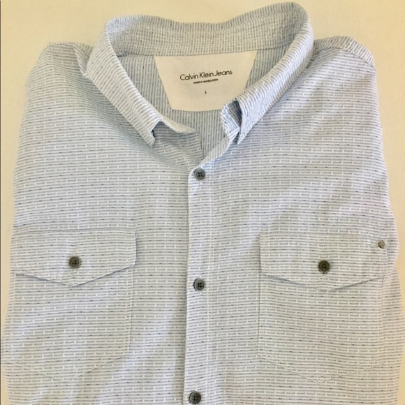 Calvin Klein Men’s Long-Sleeve Button Down 👔 - Picture 1 of 4